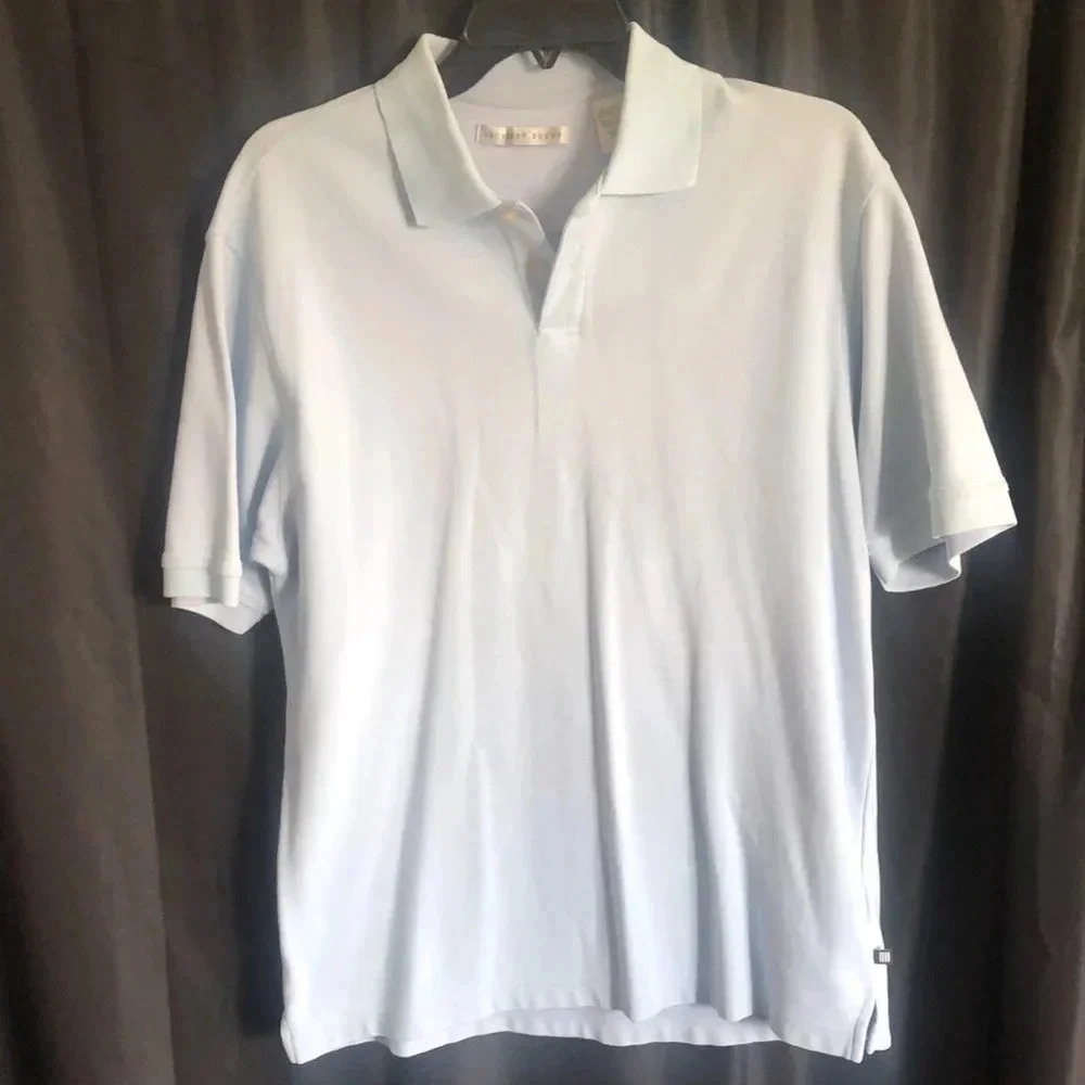 Geoffrey Beene Light Blue Polo S